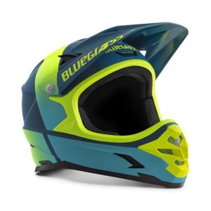 Casco Bluegrass Intox azul/amarillo fluo mate