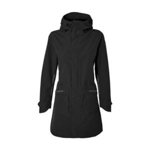 Parka impermeable Basil Mosse mujer verde oliva