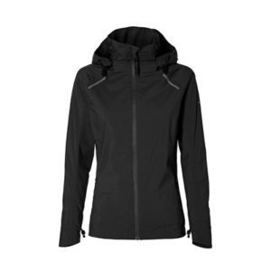 Chaqueta impermeable Basil Skane mujer negro