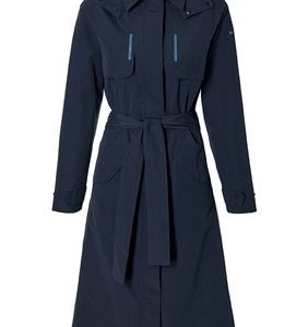 Gabardina Basil Mosse mujer azul