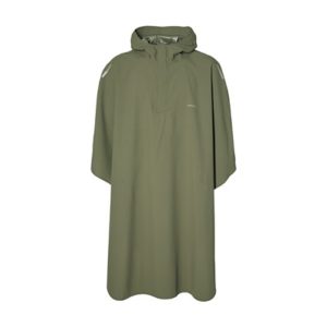 Poncho Basil Hoga unisex verde oliva