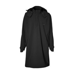 Poncho Basil Mosse unisex negro