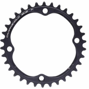 Plato Campagnolo Super Record 112 BCD 4 brazos 12V 34D negro