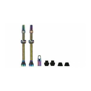 Juego valvulas Muc-off tubeless 80 mm aluminio arcoiris