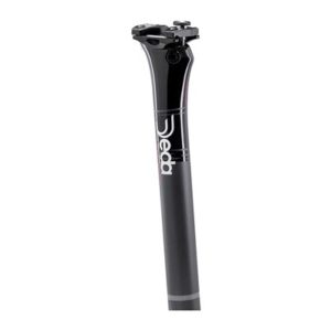 Tija de sillin Deda Superleggera Team 350 mm 31.6 0 mm Offset carbono negro