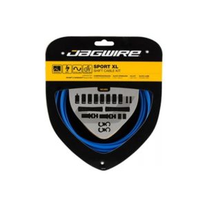 Funda y cable cambio Jagwire Sport XL (SRAM/Shimano/Campagnolo) azul