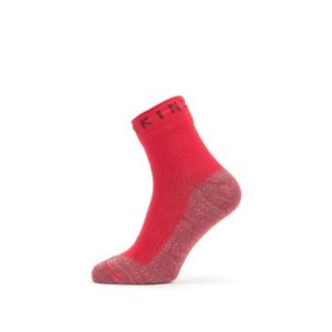 Calcetines Sealskinz para clima calido suaves rojo