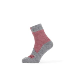 Calcetines Sealskinz All Weather rojo/gris