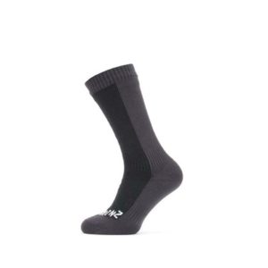 Calcetines Sealskinz largos para frio extremo negro/gris