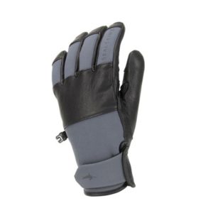Guantes Sealskinz impermeables para frio con Fusion Control gris/negro