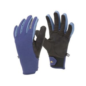 Guantes Sealskinz impermeables All Weather con Fusion Control azul/negro/amarillo
