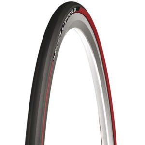 Cubierta Michelin Lithion2 V3 700x25 Performance Line plegable negra/roja 25-622