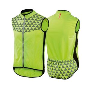 Chaleco Wowow Mont Ventoux con reflectante verde triangulos