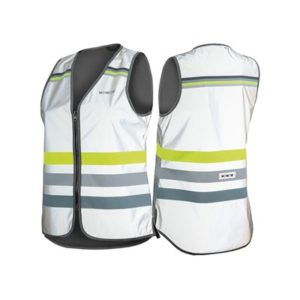 Chaleco Wowow Lucy Jackett FR totalmente reflectante blanco/amarillo/gris