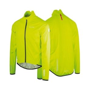 Chaqueta impermeable Wowow de Muur con reflectante amarillo