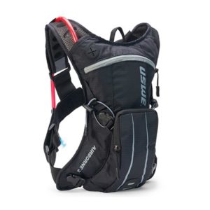 Mochila de hidratacion USWE Airbone 3 NDM 1 deposito Elite 2L manguera Plug-N-Play negro/gris