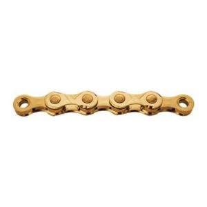 Cadena KMC E12 TI-N E-Bike 1/2x11/128 130 eslabones 12V oro
