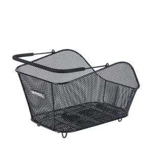 Cesta trasera Basil Icon M MIK 23 litros negro (43x33x25 cm)