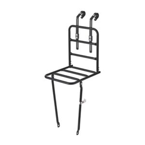 Soporte cesta delantero Basil talla L 26-28" negro