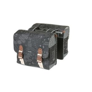 Alforjas Basil Boheme MIK 35 litros negro Carbon (37x15x37 cm)