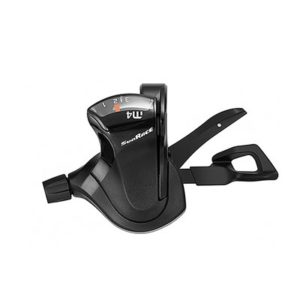 Mando pulsador Sunrace Dlm400 izquierdo 3 velocidades 1700 mm aluminio negro