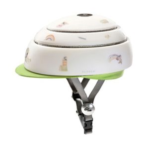 Casco plegable Closca niño verde/blanco