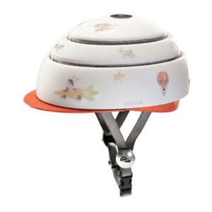 Casco plegable Closca niño naranja/blanco