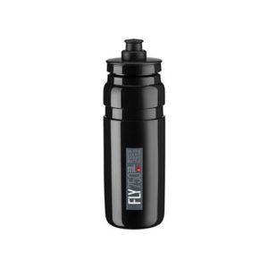 Bidon Elite Fly negro logo gris 750 ml