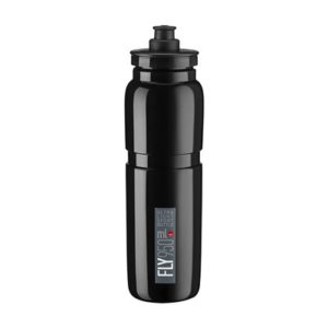 Bidon Elite Fly negro logo gris 950 ml