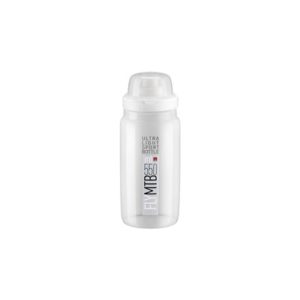 Bidon Elite Fly MTB transparente logo gris 550 ml