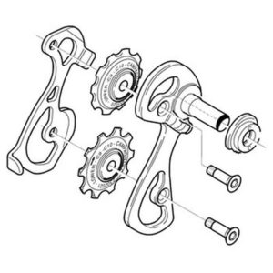 Caja media Campagnolo Potenza 11V.plata