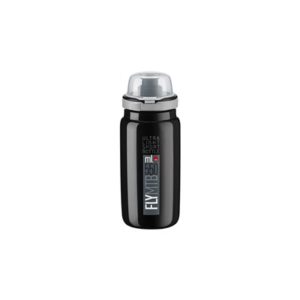 Bidon Elite Fly MTB negro logo gris 550 ml