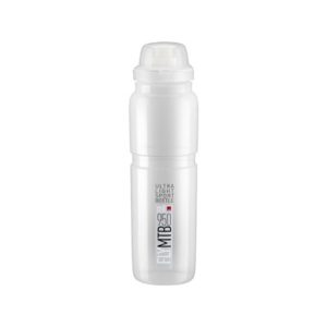 Bidon Elite Fly MTB transparente logo gris 950 ml