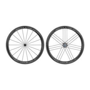 Juego de ruedas Campagnolo Bora WTO 45 2WF tubeless Campagnolo carbono negro/blanco