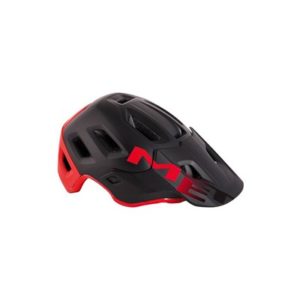 Casco MET Roam negro/rojo mate brillo