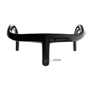 Manillar potencia Deda Alanera DCR Di2 420 mm 120 mm carbono negro