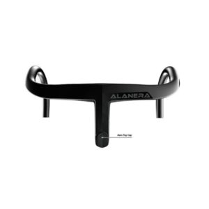 Manillar potencia Deda Alanera DCR Di2 440 mm 100 mm 1-1/8" carbono negro