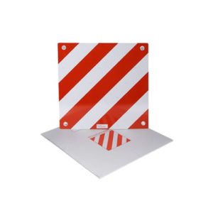 Placa seguridad Peruzzo para carga trasera 50x50 cm aluminio