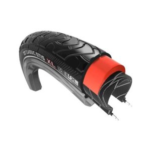 Cubierta CST Otis XL 28x1.40 rigida negro reflectante (37-622)