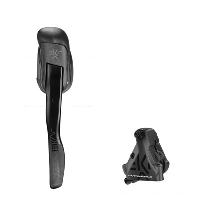 Maneta freno/cambio Campagnolo Ekar Ergopower derecha hidr. disco 140 mm pinza tras. Flat mount negr