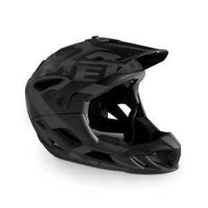 Casco MET Parachute negro antracita brillo