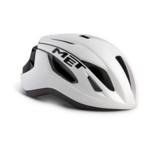 Casco MET Strale blanco/negro mate