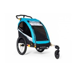 Remolque niño Burley D'lite x Monoplaza turquesa