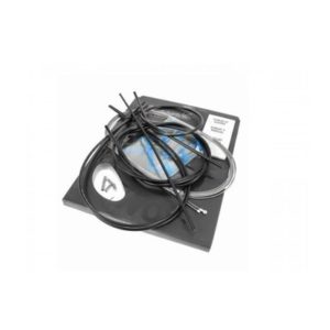 Kit cables/fundas cambio Campagnolo CG-FRD700 10/11/12V negro (delantero/trasero)