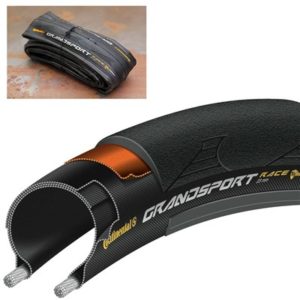 Cubierta Continental Grand Sport Race 700x32C Puregrip Compound plegable negro 32-622