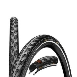 Cubierta Continental Contact 20x1.40 Safetysystem Breaker rigida negro reflectante 37-406
