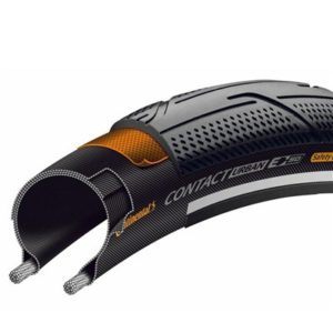 Cubierta Continental Contact Urban 26x2.00 Safetypro rigida negro reflectante 50-559