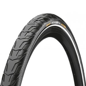 Cubierta Continental Ride City 28x175 Extrapuncture Belt rigida negro reflectante 47-622
