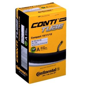 Camara Continental Compact 10/11/12x1/2x1.75-2.5 valvula standard 34 mm 45º (44-194/62-222)
