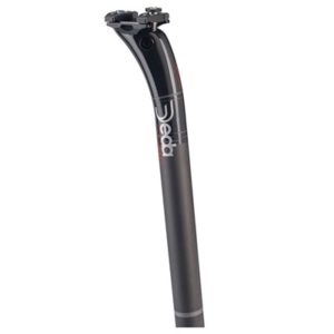 Tija de sillin Deda Superleggero Team 27.2 350 mm 25 mm Offset carbono negro